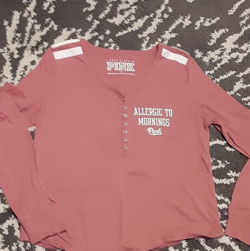 PINK long sleeved tee